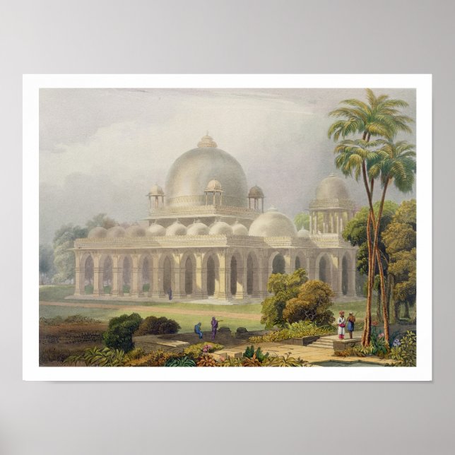 Roza at Mehmoodabad i Guzerat eller Grav i Poster (Framsidan)