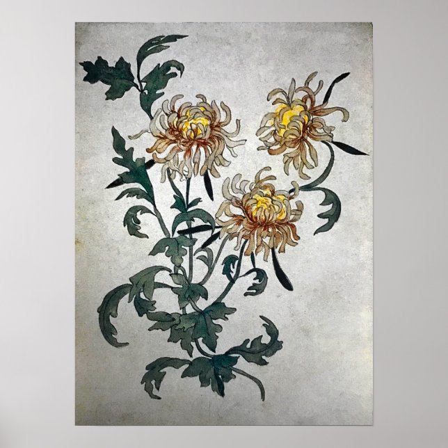 Rozanova - Blommor 1900 Poster (Framsidan)