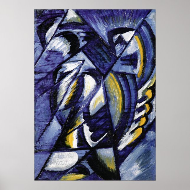 Rozanova - Blue On Tin 1913 Poster (Framsidan)