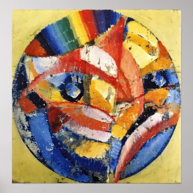 Rozanova - Färg-sammansättning 1914 Poster (Framsidan)