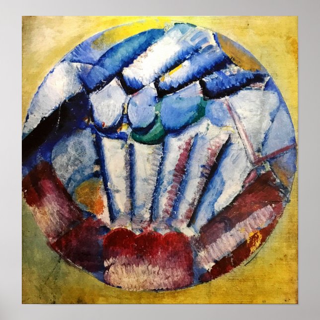 Rozanova - Färg-sammansättning 1914 Poster (Framsidan)