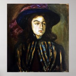 Rozanova - Female Porträtt 1907 Poster