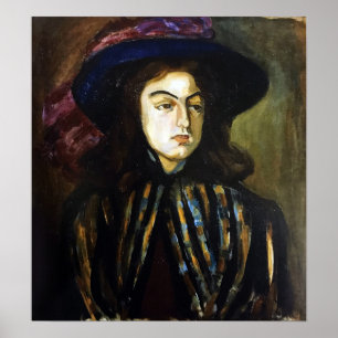 Rozanova - Female Porträtt 1907 Poster