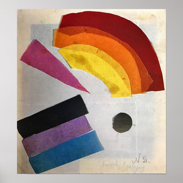 Rozanova - icke-objektiv sammansättning 1915 poster (Framsidan)