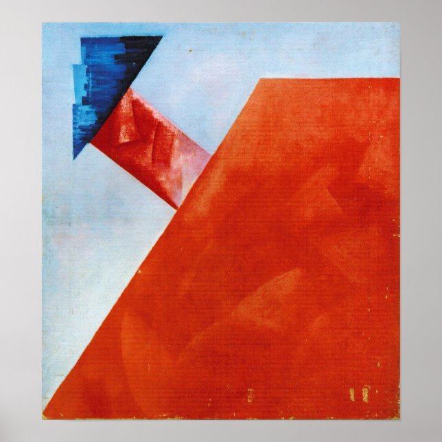 Rozanova - icke-objektiv sammansättning 1917 poster (Framsidan)