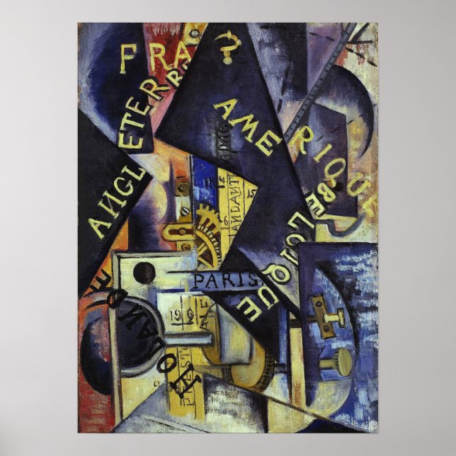 Rozanova - Metronome 1915 Poster (Framsidan)