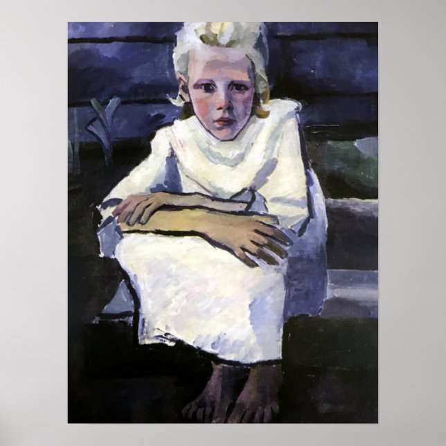 Rozanova - Porträtt från en flicka 1911 Poster (Framsidan)