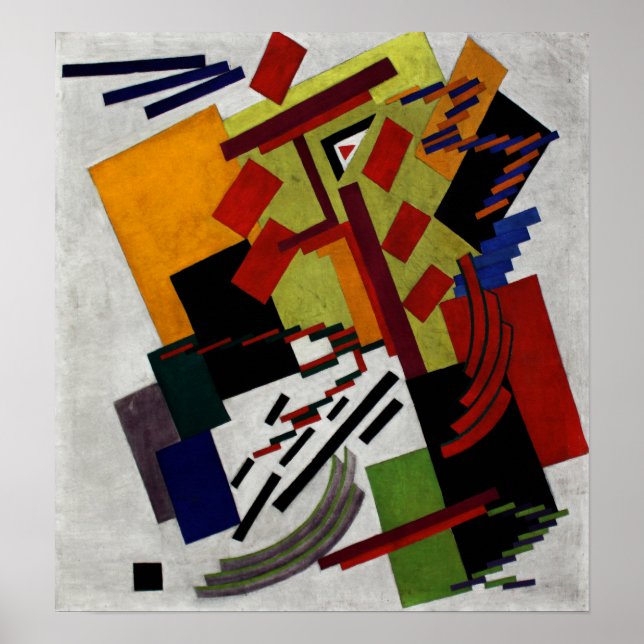 Rozanova - Suprematism 1916 Poster (Framsidan)