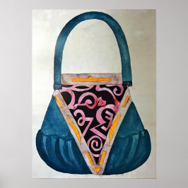 Rozanova - utformning av kvinnobag 1917 poster