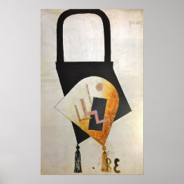 Rozanova - utformning av kvinnobag 1917 poster