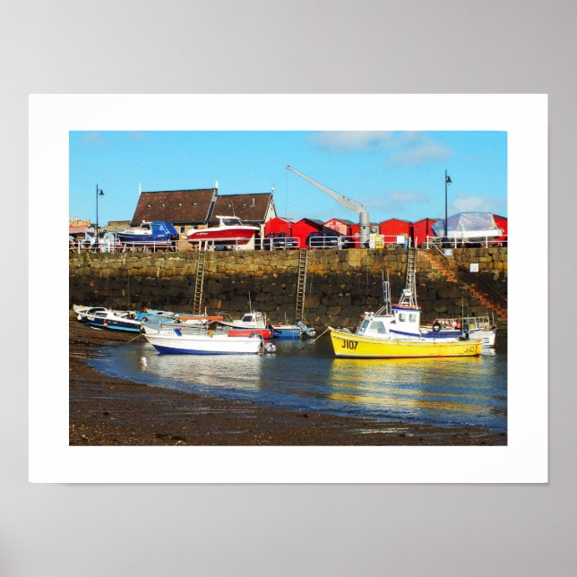 Rozel hamn vid lågvatten, Jersey Poster (Framsidan)