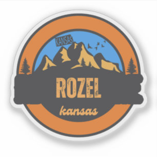 Rozel, Kansas Klistermärken