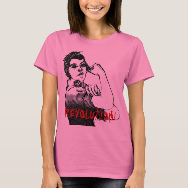 Rozie revolution t-shirt (Framsida)