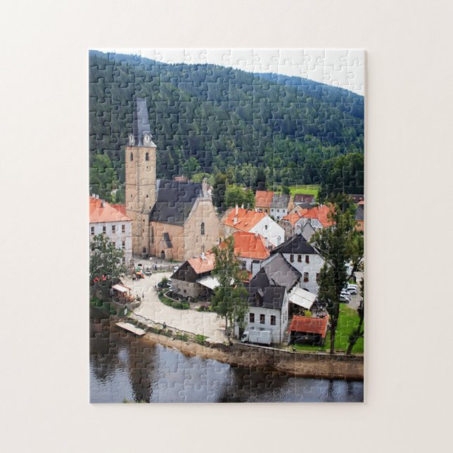Rozmberk town pussel (Vertikal)