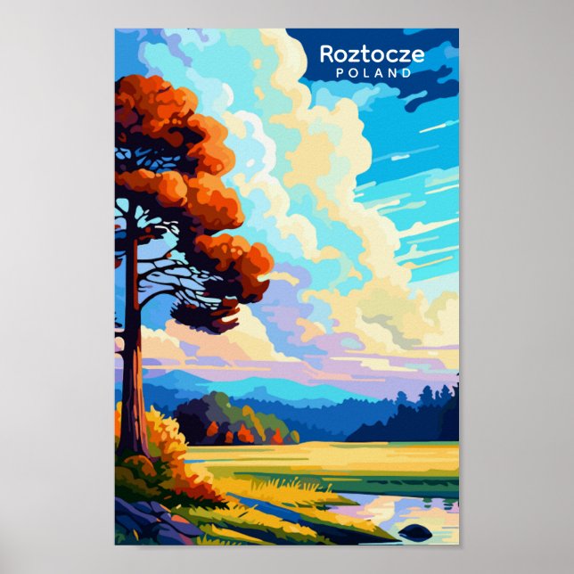 Roztocze Spanien vintage resillustration Poster (Framsidan)
