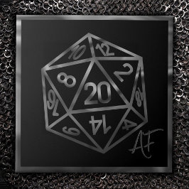 RPG Crit AF | Fantasy Tabletop Retro Gamer Dice Kakelplatta