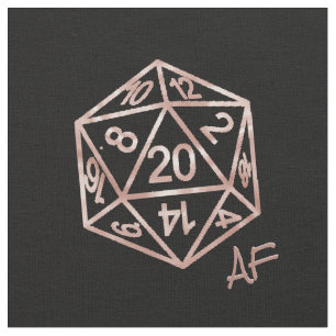 RPG Crit AF   Mauve Fantasy Tabletop Gamer Dice Tyg