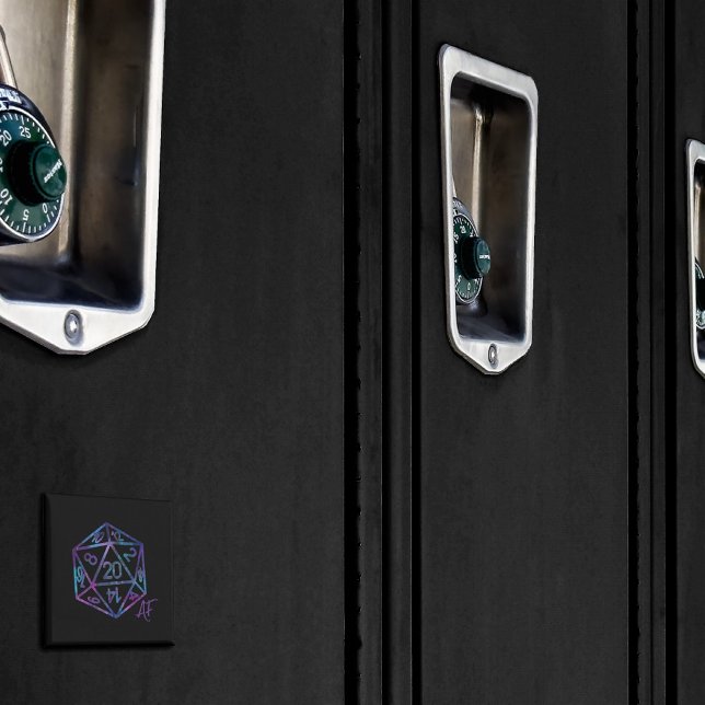 RPG Crit AF | Nebula Fantasy Tabletop Gamer Dice Magnet (Skapare uppladdad)