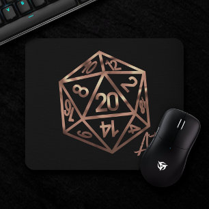 RPG Crit AF   Terracotta Tabletop Roleplayer Dice Musmatta