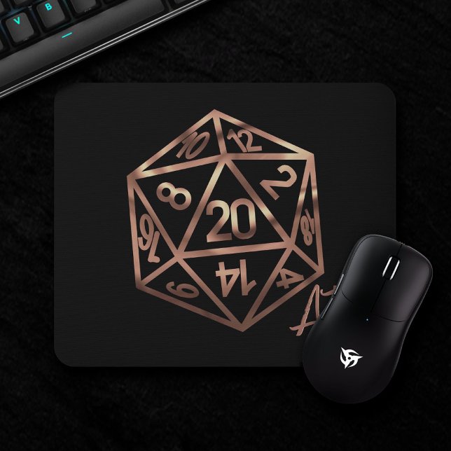 RPG Crit AF | Terracotta Tabletop Roleplayer Dice Musmatta (Skapare uppladdad)
