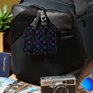 RPG Dice   Anpassningsbarna Nebula Fantasy Tableto Bagagebricka