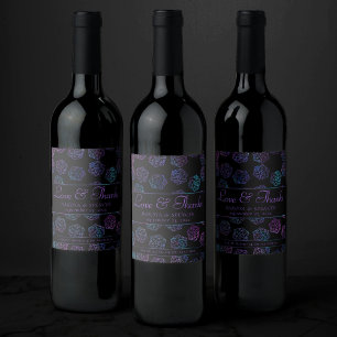 RPG Dice   Anpassningsbarna Nebula Fantasy Tableto Vinflaska Etikett