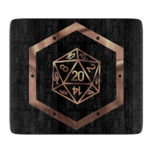 RPG Dice   Copper Fantasy Retro Tabletop PnP Gamer
