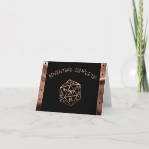 RPG Dice   Copper Fantasy Tabletop Gamer Photo Tack Kort