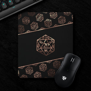 RPG Dice   Copper Fantasy Tabletop Retro PnP Gamer Musmatta