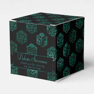 RPG Dice   Emerald Fantasy Tabletop Gamer Anpassni Presentaskar