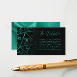 RPG Dice | Emerald Fantasy Tabletop Gamer webbplat Tilläggskort