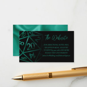 RPG Dice   Emerald Fantasy Tabletop Gamer webbplat Tilläggskort