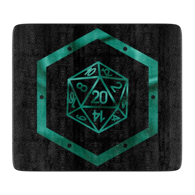 RPG Dice | Emerald Fantasy Tabletop Retro Gamer (Framsidan)