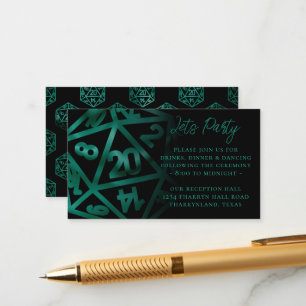 RPG Dice   Emerald Tabletop Retro Gamer Reception Tilläggskort