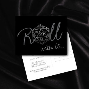 RPG Dice   Fantasy Tabletop Gamer - ändring av dat Vykort