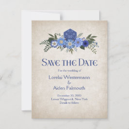 RPG Dice Gamer Bröllop Spara Datumet