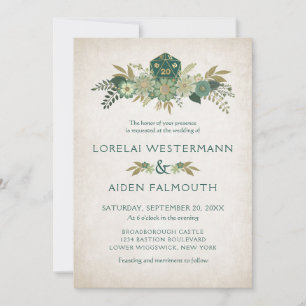 RPG Dice Gamer bröllopsinbjudan Inbjudningar