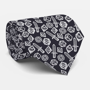 RPG Dice Gamer Tie Slips