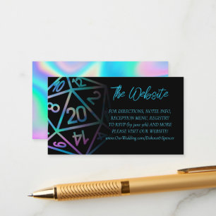 RPG Dice   Holo Fantasy Tabletop Gamer webbplats Tilläggskort