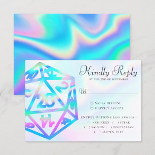 RPG Dice   Holo Fantasy Tabletop PnP Gamer Entree OSA Kort