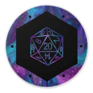 RPG Dice   Nebula Fantasy Retro Tabletop PnP Gamer Knopp