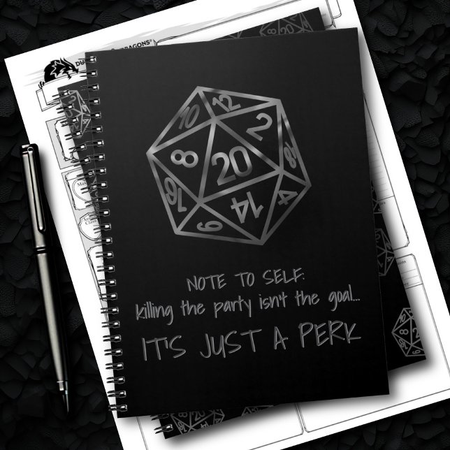 RPG DM Humor | Fantasy Killing the Party är en Per Anteckningsbok (Skapare uppladdad)