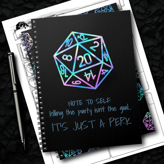 RPG DM Humor | Holo Killing i Party är en Perk Anteckningsbok (Skapare uppladdad)