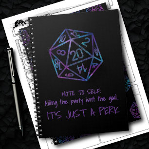 RPG DM Humor   Nebula Killing the Party är en Perk Anteckningsbok