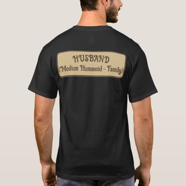RPG Familj - Klass Make A - Statistik T Shirt (Baksida)