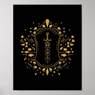 RPG för Paladin Tabletop RPG med framskjuten sensp Poster