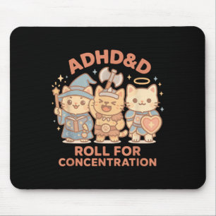 RPG Gamer-adhd&d Roll for Concentration Geek C Musmatta