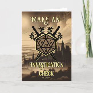 RPG Grattis på födelsedagen Adventurer-födelsedags Tack Kort