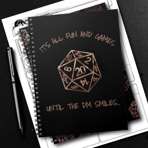RPG Humor   Koppar-Roligt och spel till DM Smiles Anteckningsbok