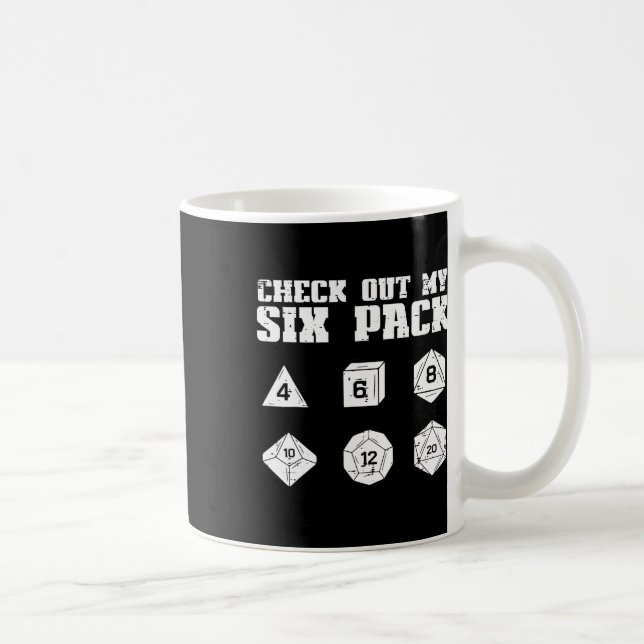 Rpg Kolla Min 6 Pack Rolig Gamer Män Pojkar  Kaffemugg (Höger)